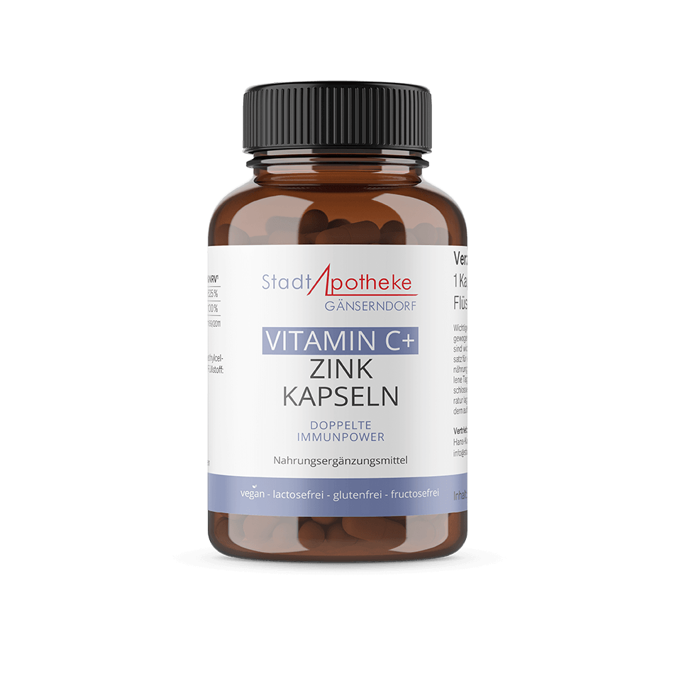 Vitamin C + Zink Kapseln Stadtapotheke Gänserndorf